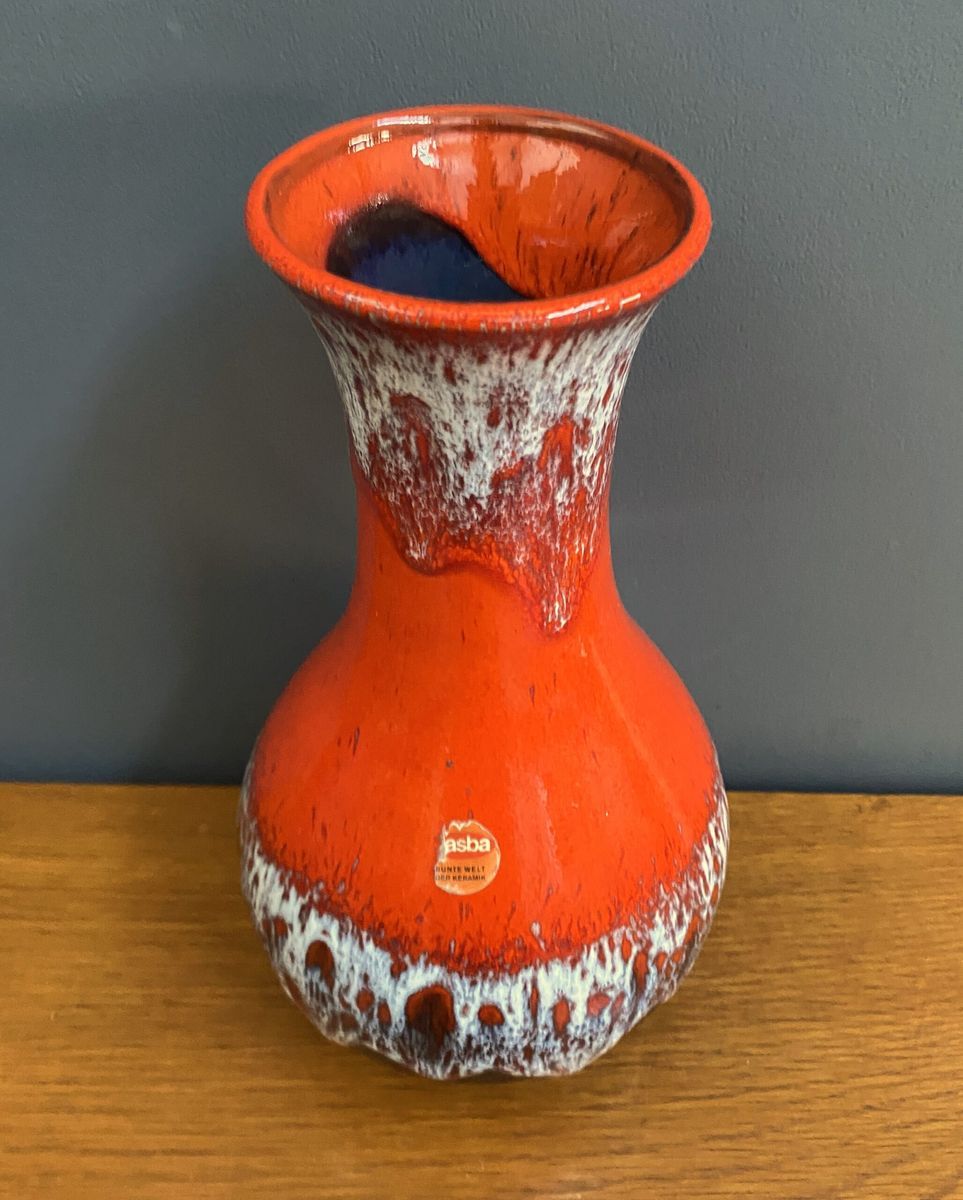 Vase By Jasba Germany 1970s Model 46-1028 image 3