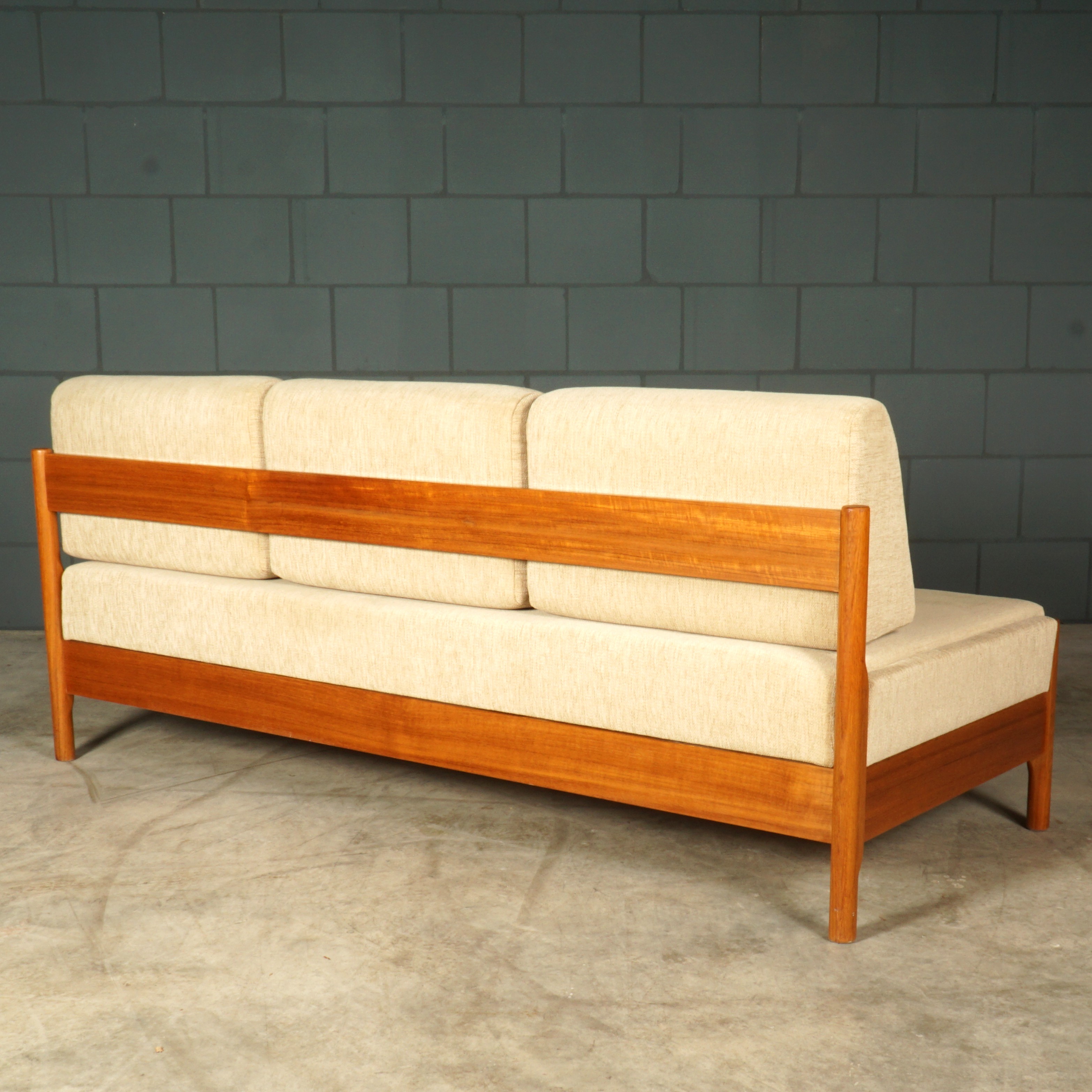 Vintage Deense Klepbank – Den Blaa Fabrik – Jaren 60 image 5