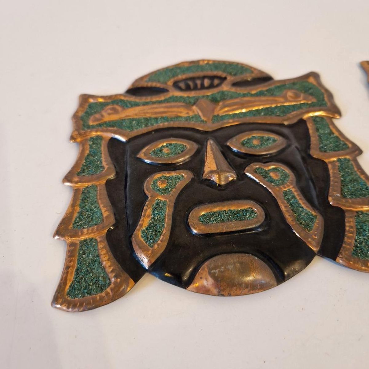 2 Vintage Wand Maskers Zuid Amerikaans image 3