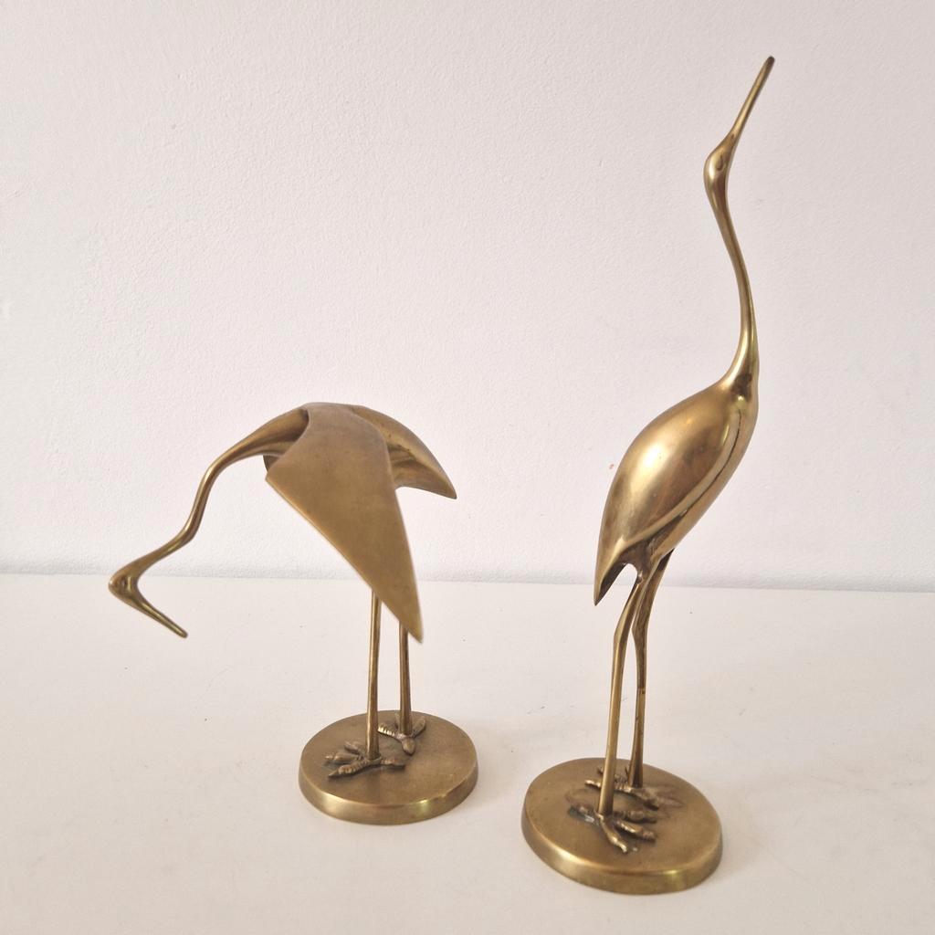 Caravell 70's Vintage Set Kraanvogels Messing Vogels image 6