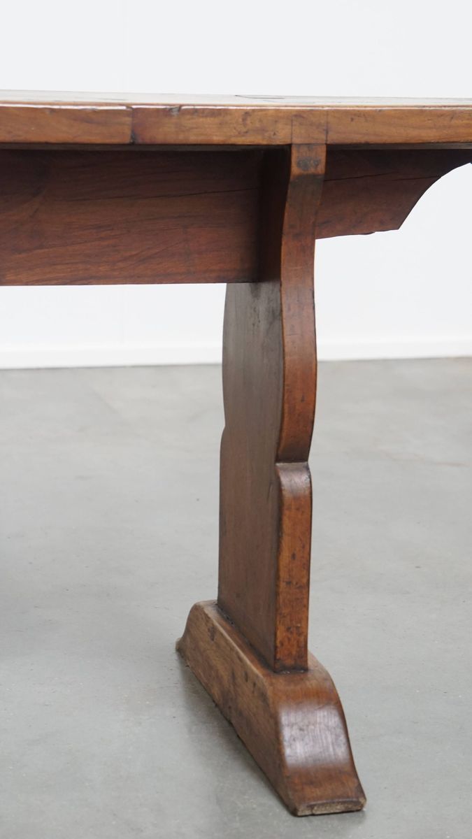 Stijlvolle En Tijdloze Antieke Halbank/ Bank Voor Aan De Eettafel Met Een Mooi Patina image 13