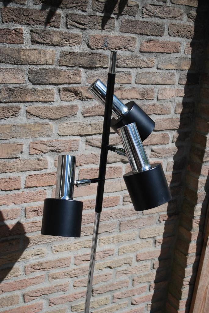 Vintage Vloerlamp Met Drie Spots image 7