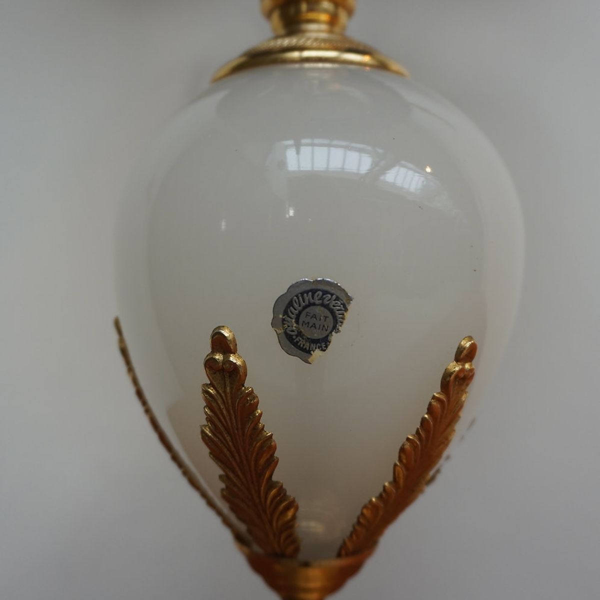 Boulanger Ostrich Egg Table Lamp, 1960s image 4
