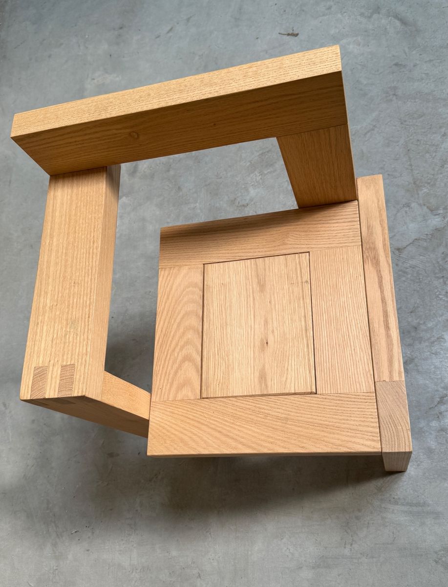 In Style Van Rietveld Steltman Houten Stoel image 12