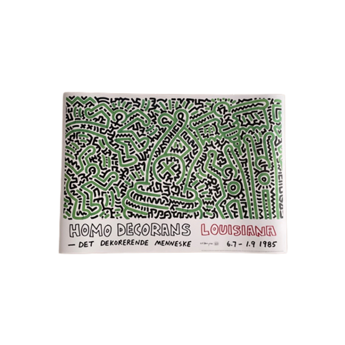 Keith Haring (1958-1990), Homo Decorans,1985, Anniversary Louisiana Archive, 2018 image 2