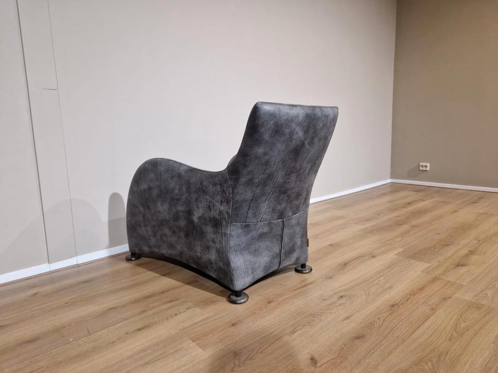 Nieuw Montis Loge - Grijs - Leder - Fauteuil - Van Den Berg image 3