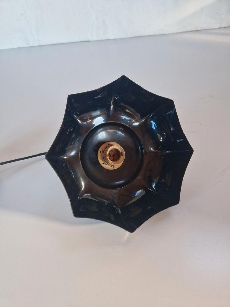 Vintage Metalen Vrieland Lamp Zwart. image 4