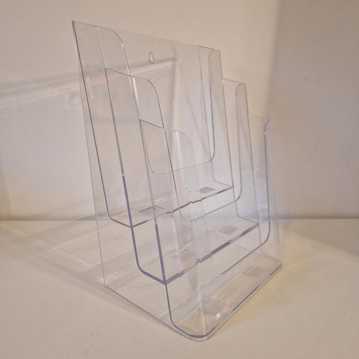 Plexiglas Wand Lectuurbak Wandrekje Wandrek A4 Houder image 5