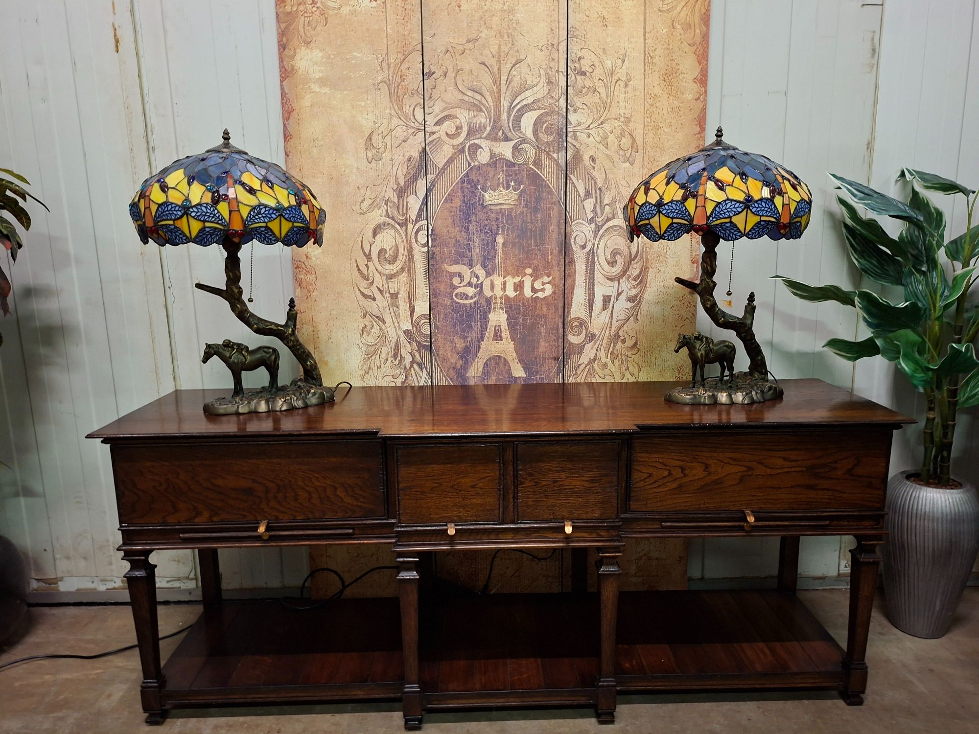 Klassieke Handgemaakte Tafellampen Met Sierlijke Lampenvoet Dragonfly image 4