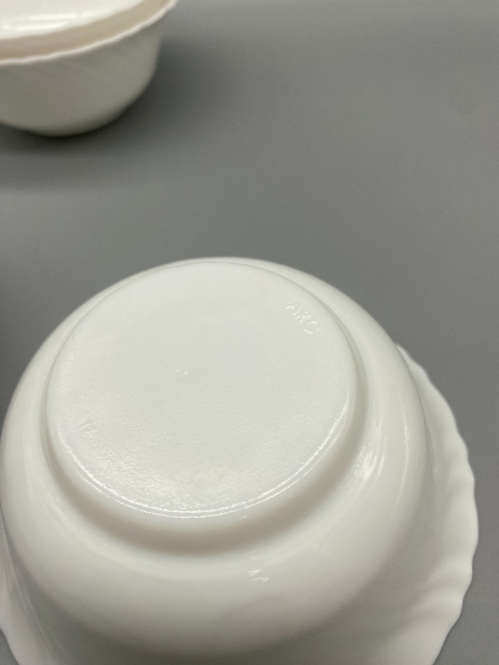 Set Arcopal Wit Swirl Compote Schaaltjes 4 Stuks image 3