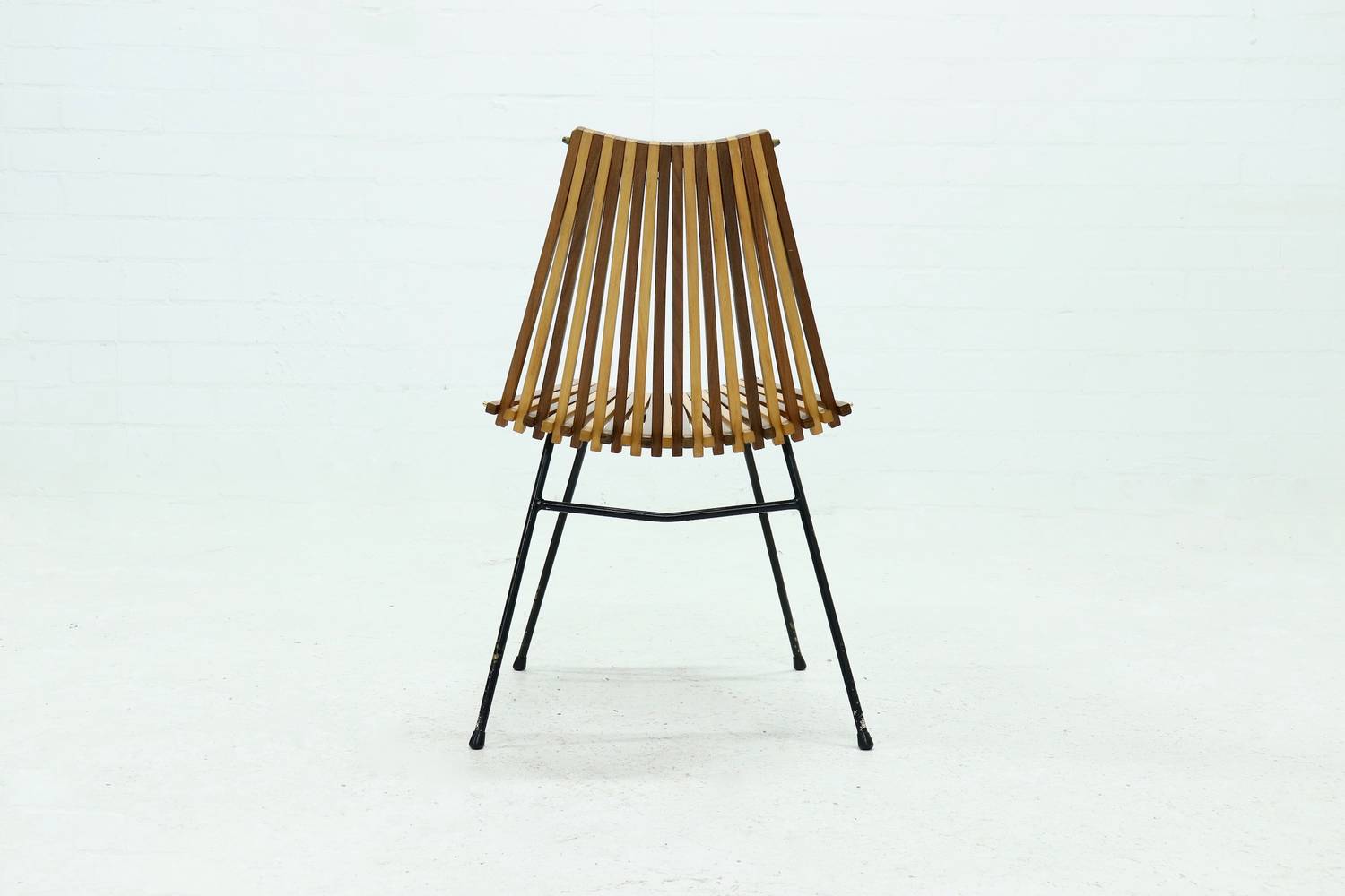 Rare Model 218 Slat Chair By Rohé Noordwolde The Netherlands 1961 image 6