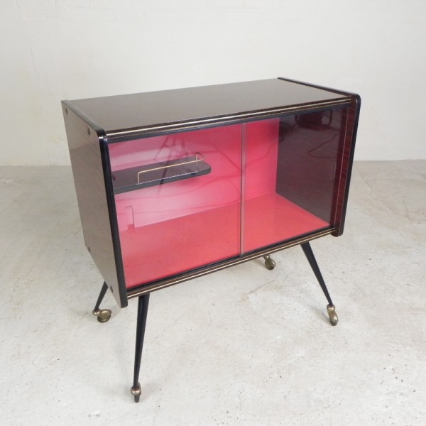 Vintage Vitrine, Tv Kastje, Drankkastje, Barmeubel image 3