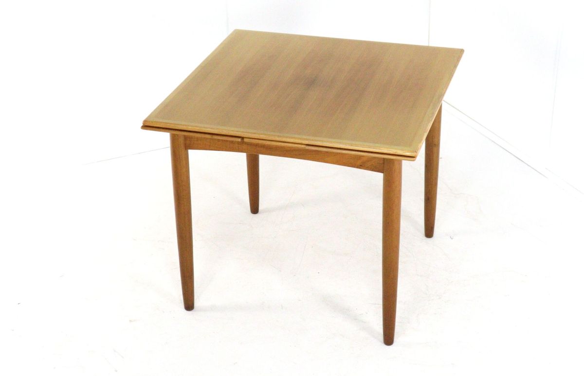 Compacte Vierkanten Verlengbare Vintage Eettafel image 12