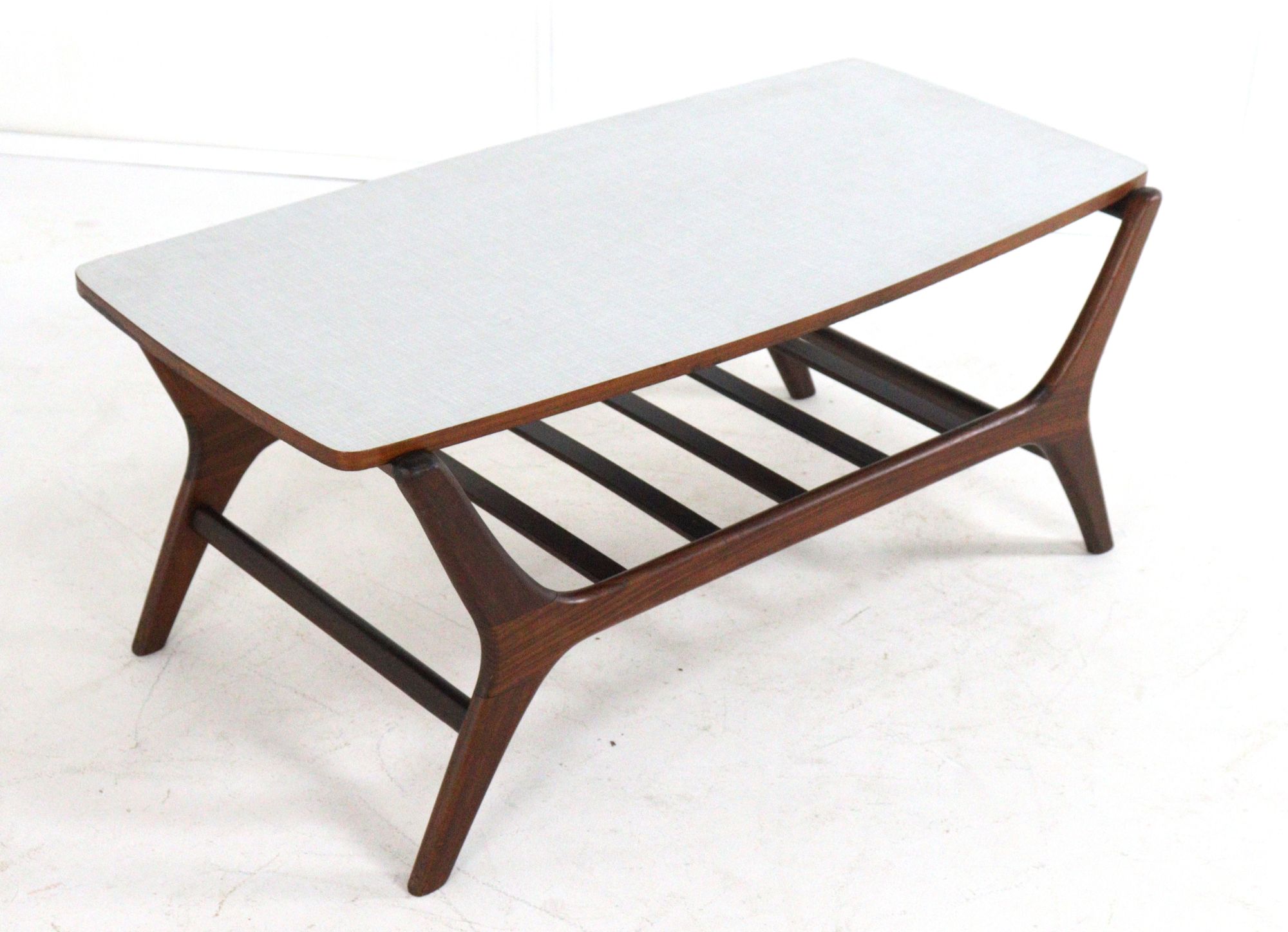 Vintage Salontafel Met Omkeerbaar Blad 'vinkega' image 14