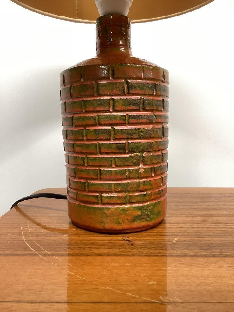 Vintage Lamp, Deens Keramiek Jaren 70 image 4