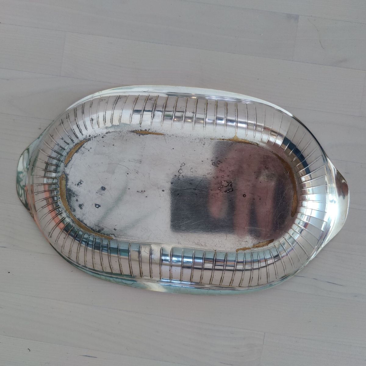 Antiek WMF Verzilverd Broodmandje / Schaaltje Jaren Uit De Jaren '30 image 7