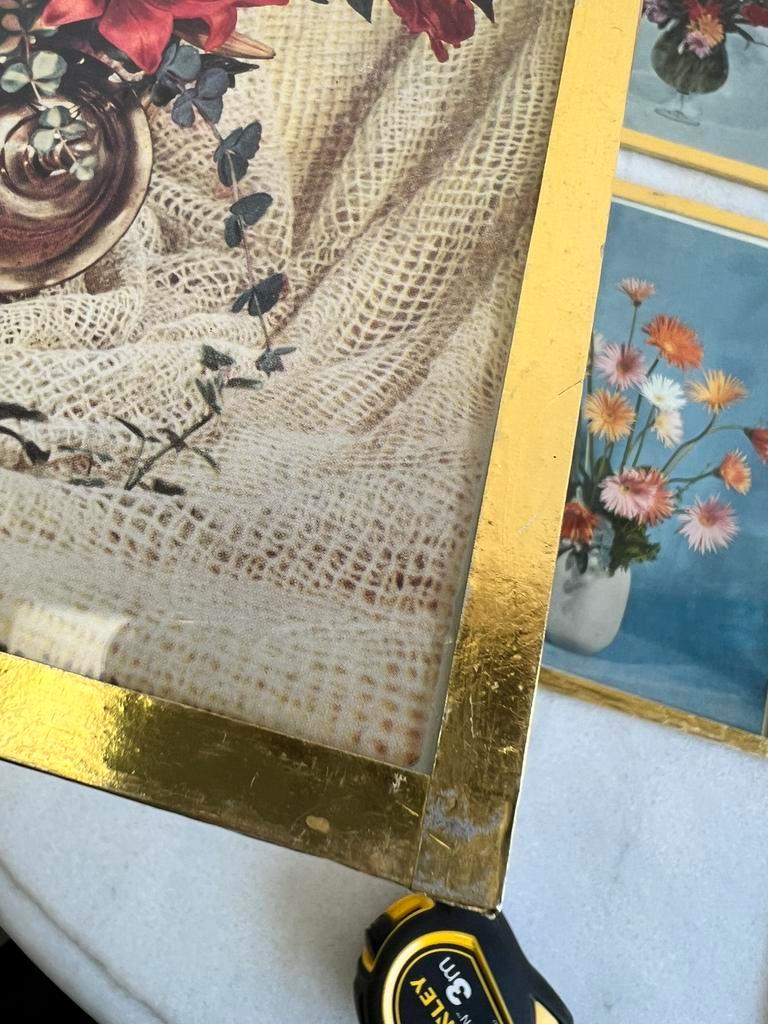 Set Van 6 Vintage Min Kaders 'bloemen' image 3