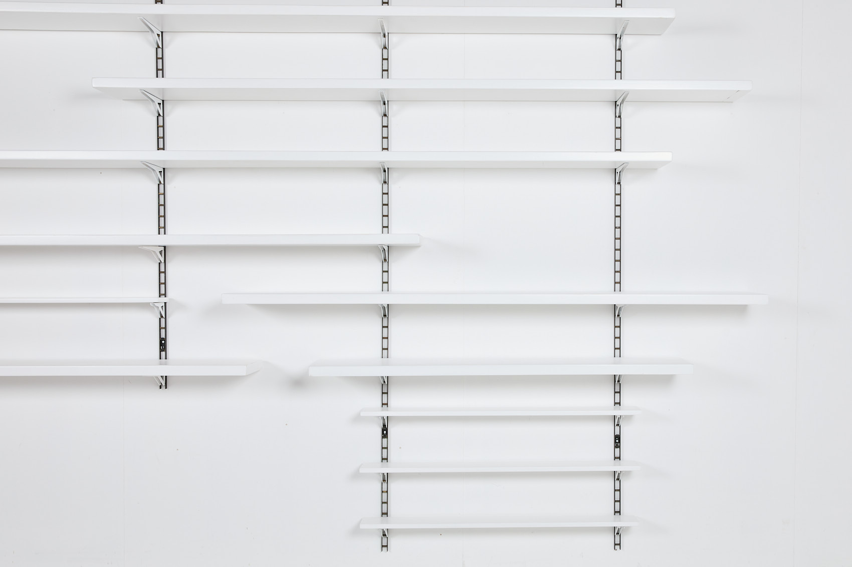 1960’s Italian Mid-century Modern Modular Wall Shelving System image 6
