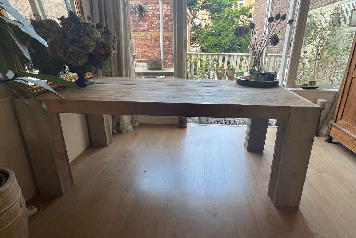 Stoere Steiger Houten Tafel : 200x105 image 3