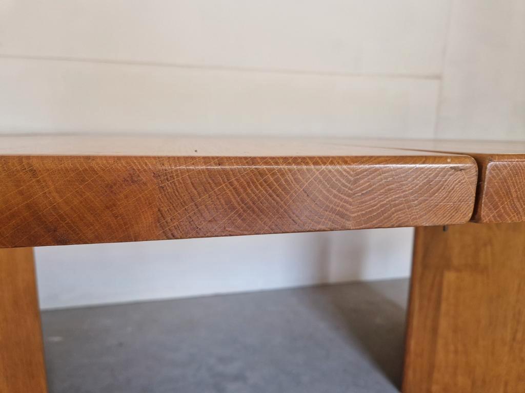 Vintage Massief Houten Uitschuifbare Eettafel Xl Design image 13