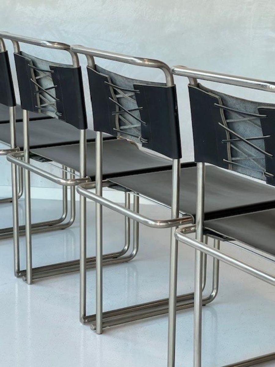 Tecta B40 Eetkamerstoelen 6x Marcel Breuer Design Bauhaus image 3