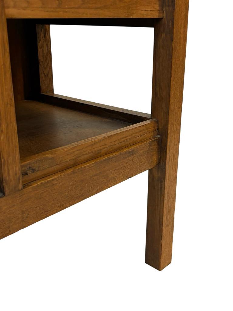 Art Deco Wandkast Vakkenkast Jaren 30 Eiken Open Kast image 19