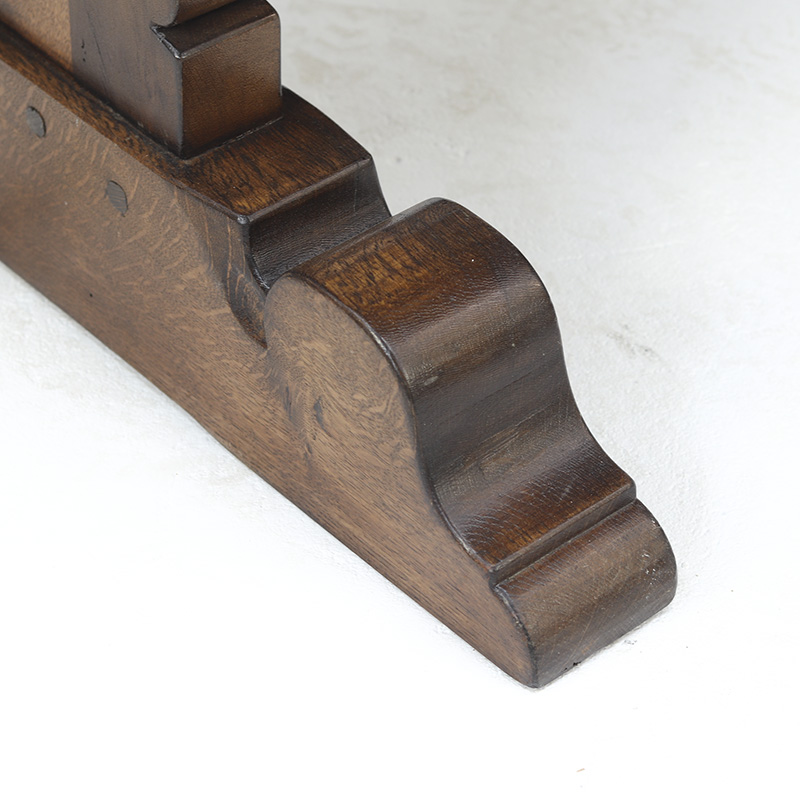Antieke Vintage Mid-century Brutalist Eettafel image 10
