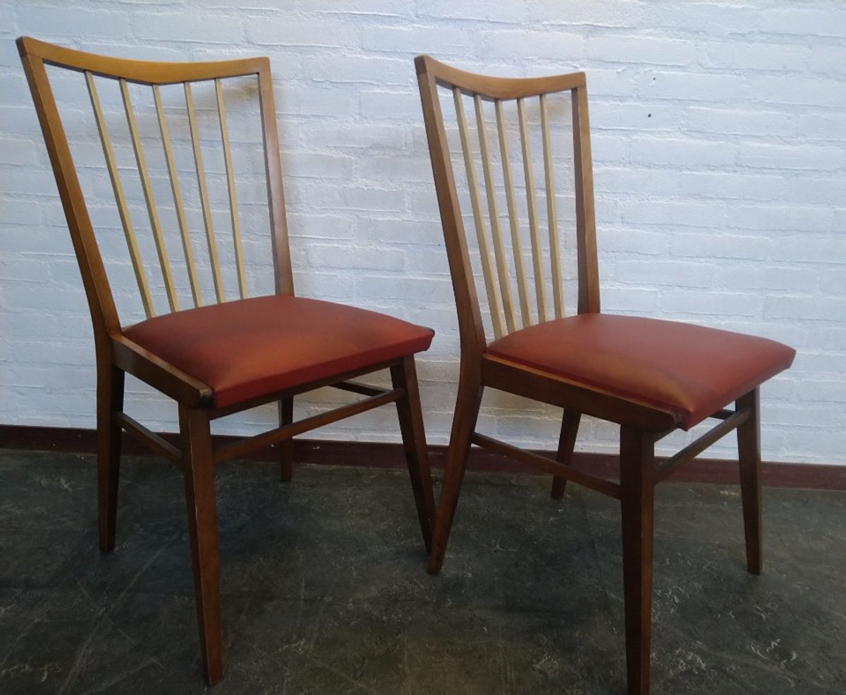 2 Vintage Design Stoelen '60 image 8