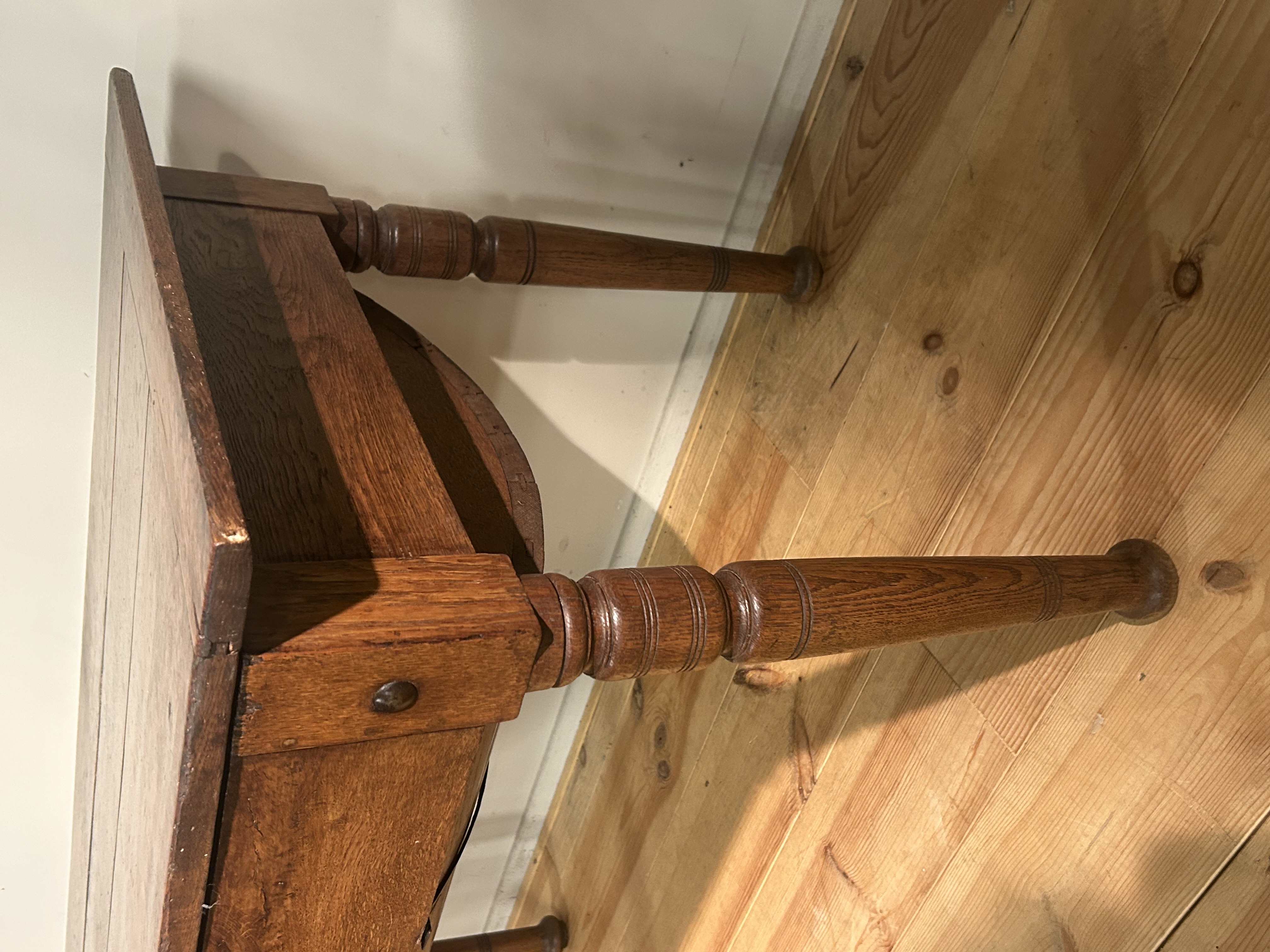 Antieke Petrin Tafel In Eikenhout Circa 1850 image 11