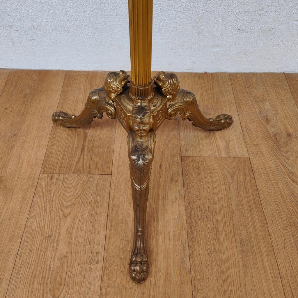 Vintage Goudkleurige Messing Staande Kapstok, Hall Tree 6 image 9