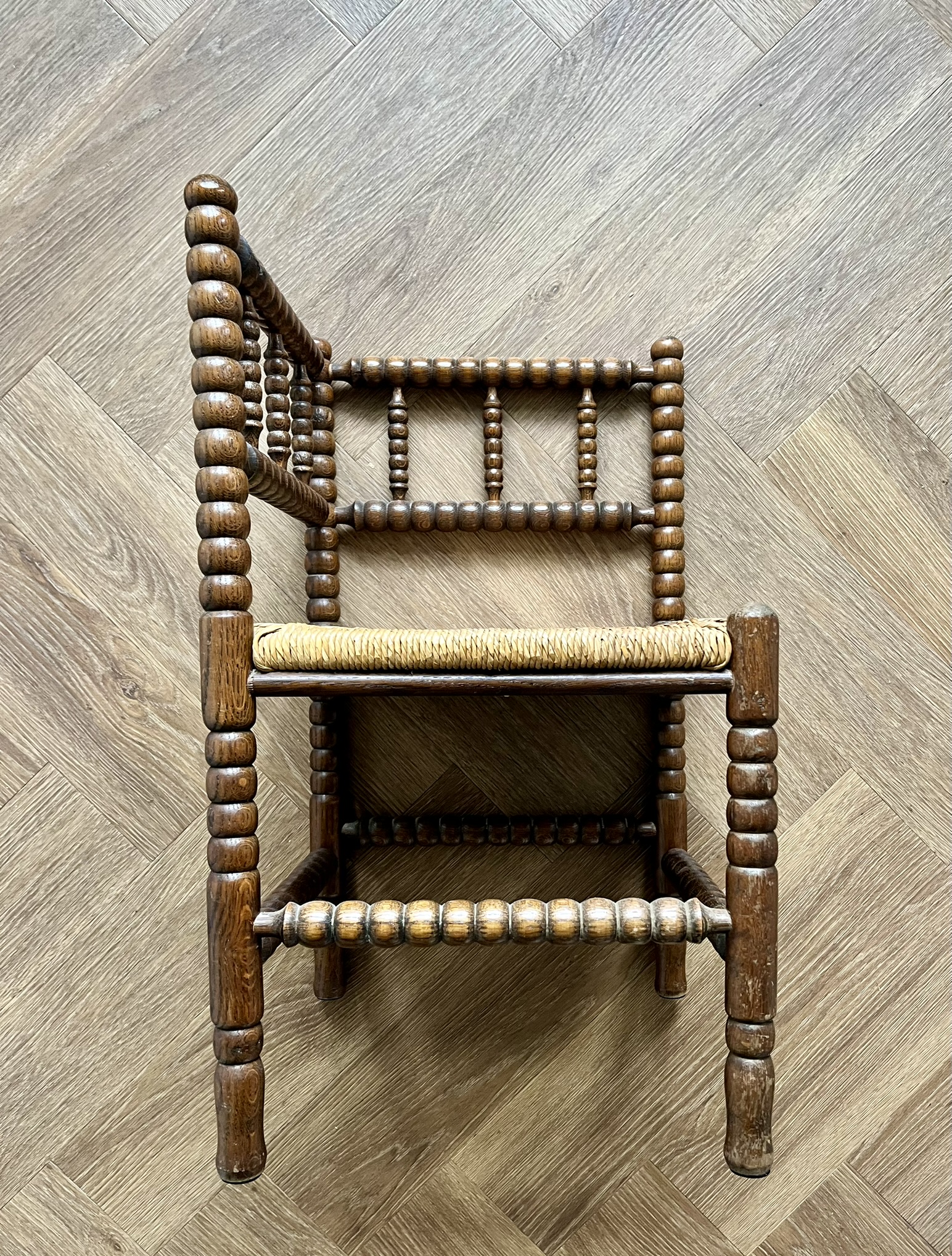 Vintage Knobbel Stoel / Bobbin Chair image 3