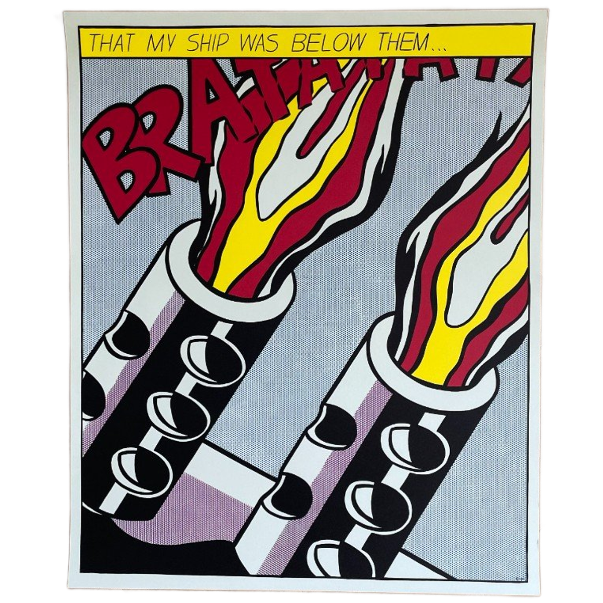 Roy Lichtenstein (1923–1997), As I Opened Fire (triptych) image 2