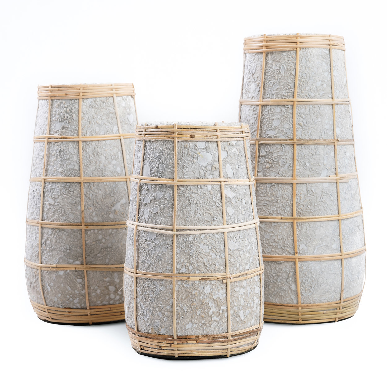 Bazar Bizar | De Cutie Vaas - Betongrijs Naturel - L image 8