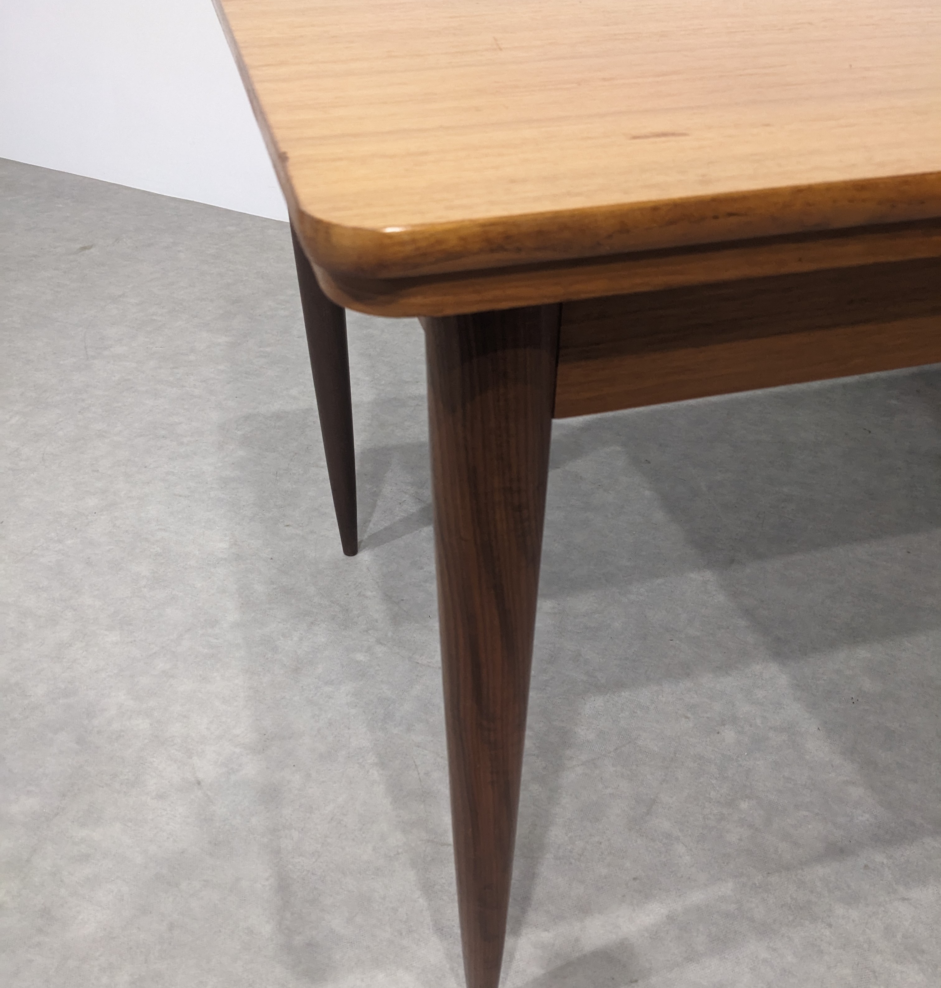 Vintage Scandinavian Dining Table With Extensions. image 6