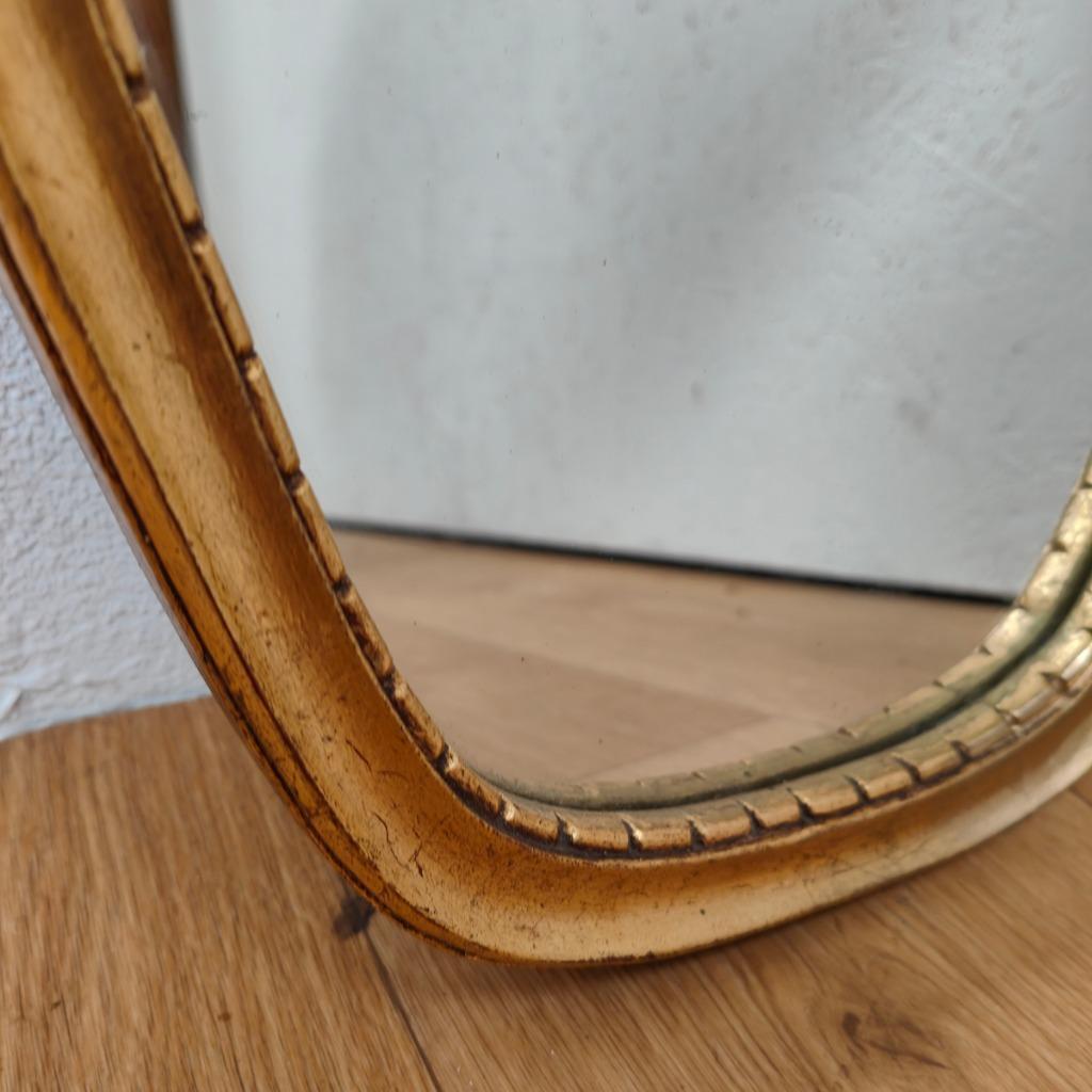 Vintage Brocante Rococo Barok Goudkleurige Spiegel Schouwspiegel 312 image 14