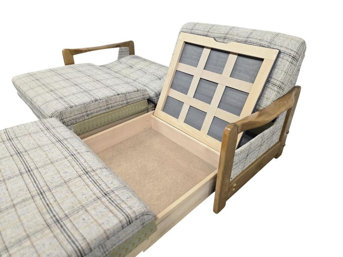 Vintage Uitklapbare Slaapbank /daybed / Tweezit image 6