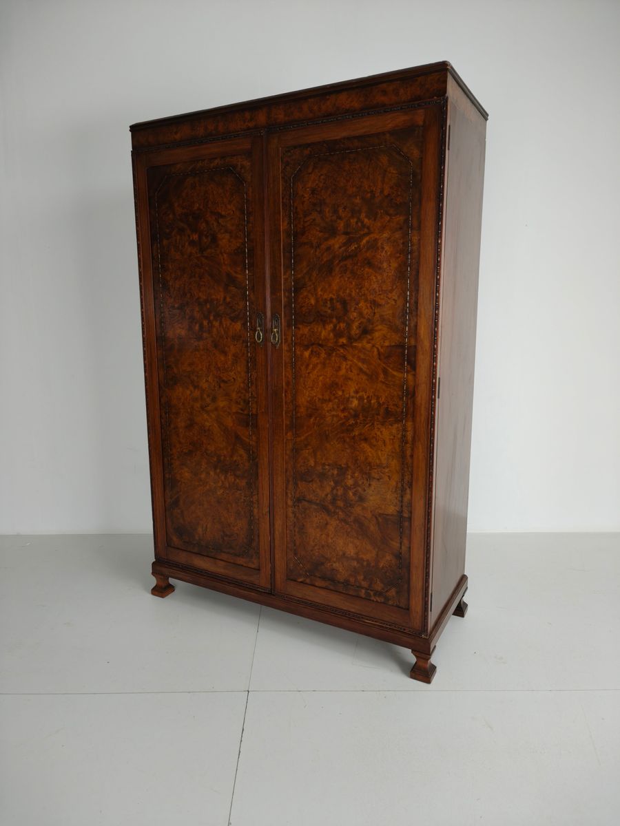 Prachtige Engelse Art Deco-kast Van Wortelnotenhout Van Waring & Gillow – Ca. 1900–1932 image 12