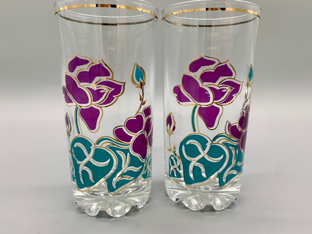 Set Vintage Longdrink Glazen Italy image 3