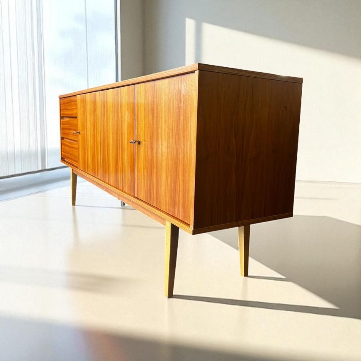 Vintage Scandinavische Houten Dressoir / Kast / Buffetkast image 5