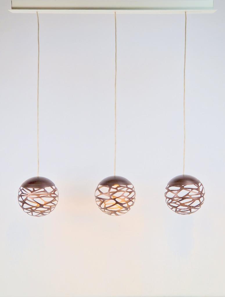 3 X Studio Italia Kelly Cluster Sphere Hanglamp Brons Lodes image 5