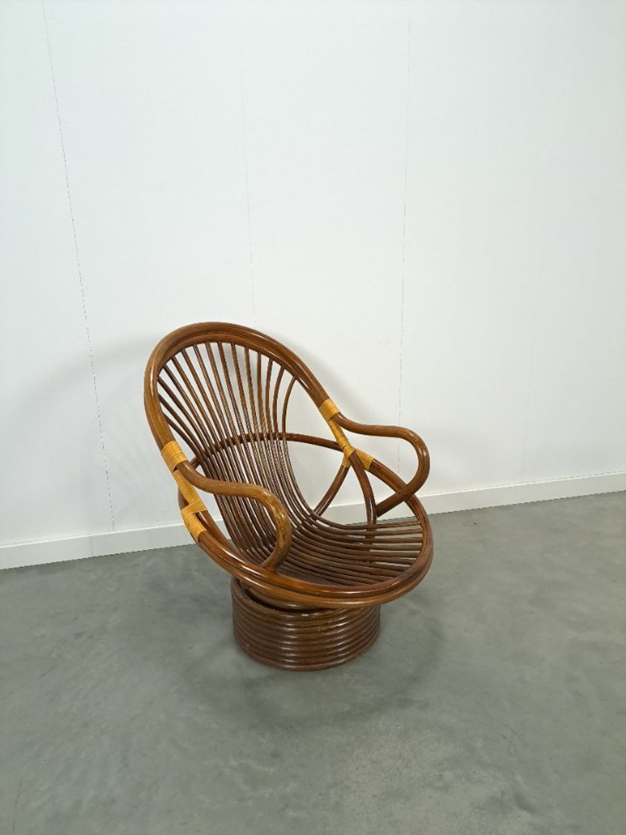 Rotan Manou Draai Stoel image 14