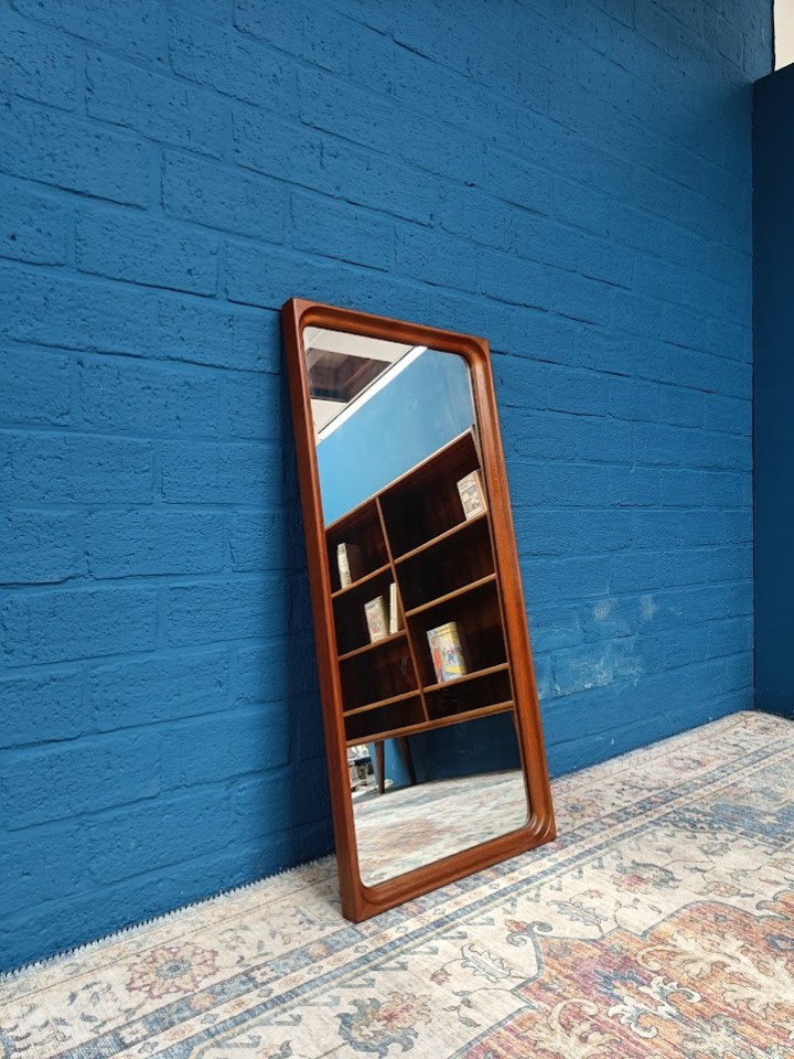 Vintage Deens Design Spiegel, Frode Holm, Jaren 60 image 4