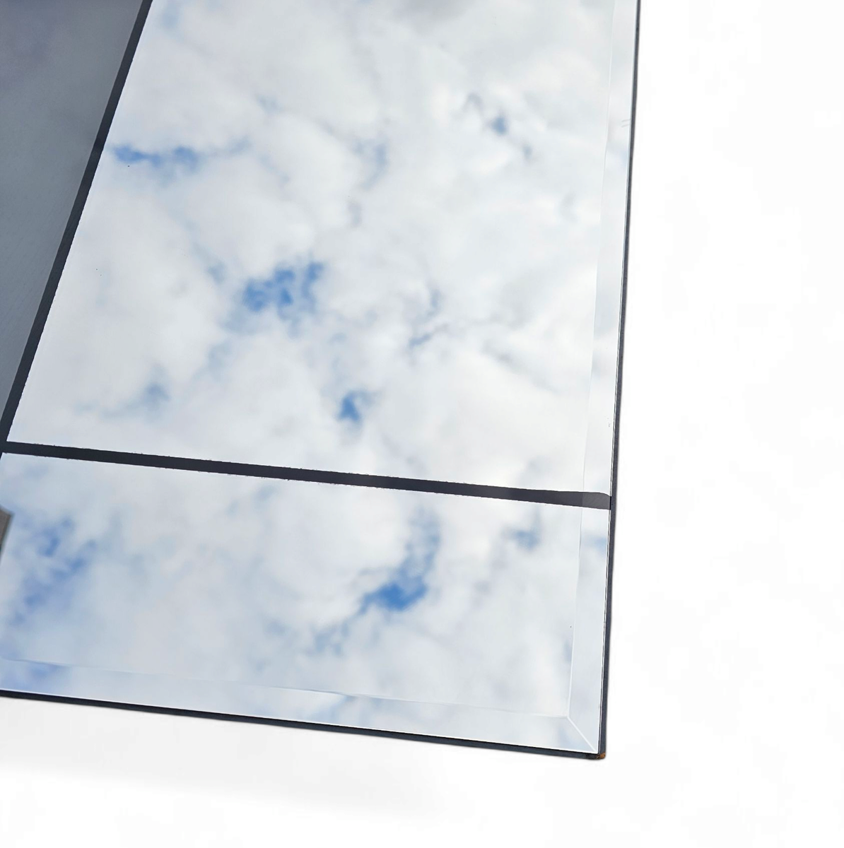 Large Mondrian Mirror / Can Be Used Vertically Or Horizontally / Facet Cut / image 9