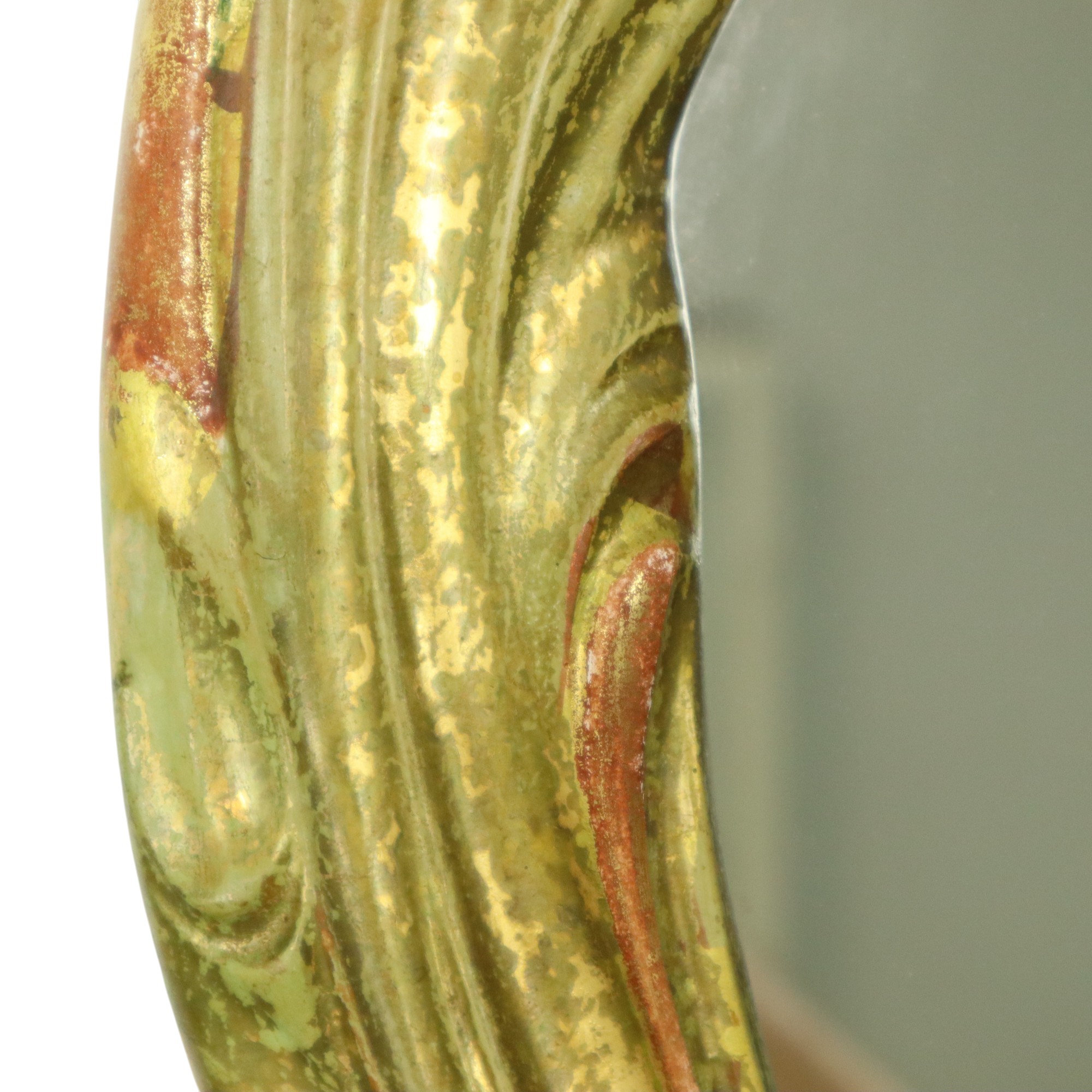 Grote Zweedse Spiegel Bladgoud Verguld Klassiek Rococo Stijl 119cm image 18