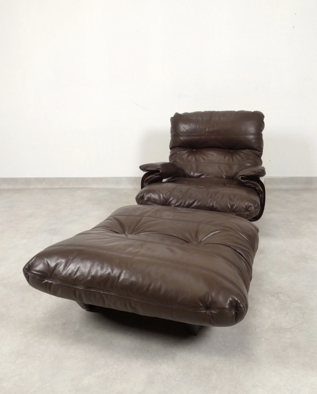 Ligne Roset Marsala - Fauteuil En Ottman - Bruin Leder image 3