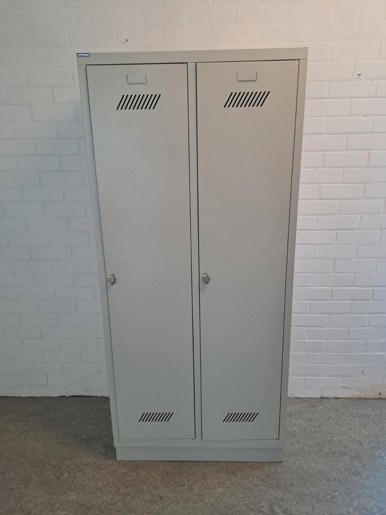 eyepower XXL Wardrobe 178x128x45 cm - open metal Wardrobe - folding