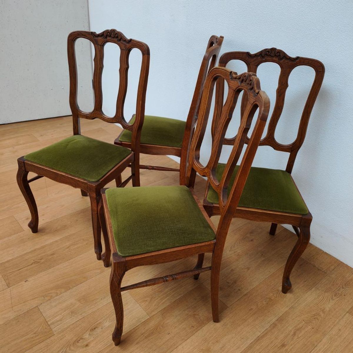 Vintage Landelijke Eettafelstoelen Stoelen Eetkamerstoelen Setprijs image 3