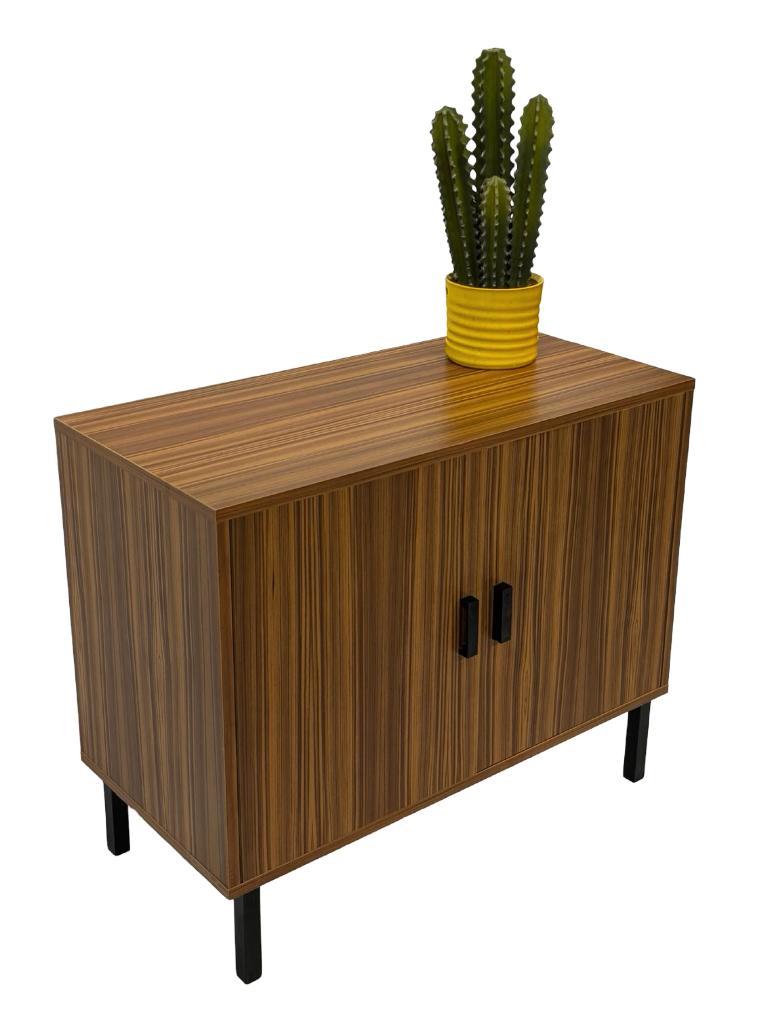 Vintage Kastje Compact Plak Fineer Jaren 70 Design image 7