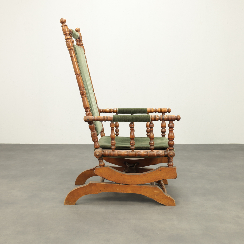 Victorian Rocking Chair, Ca 1920s image 3