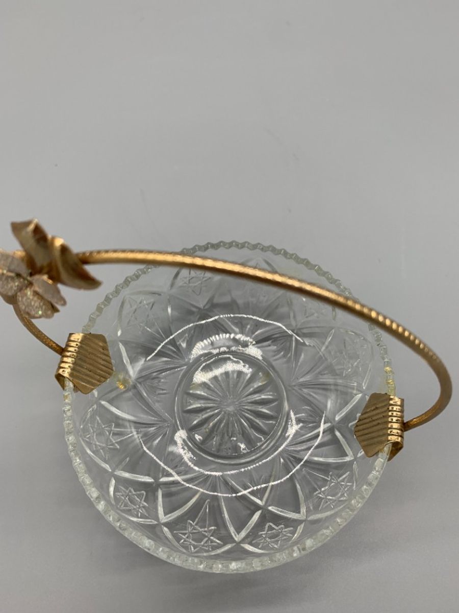 Vintage Mandje Bonbonschaaltje Persglas image 3